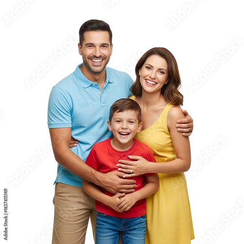 portrait of happy family