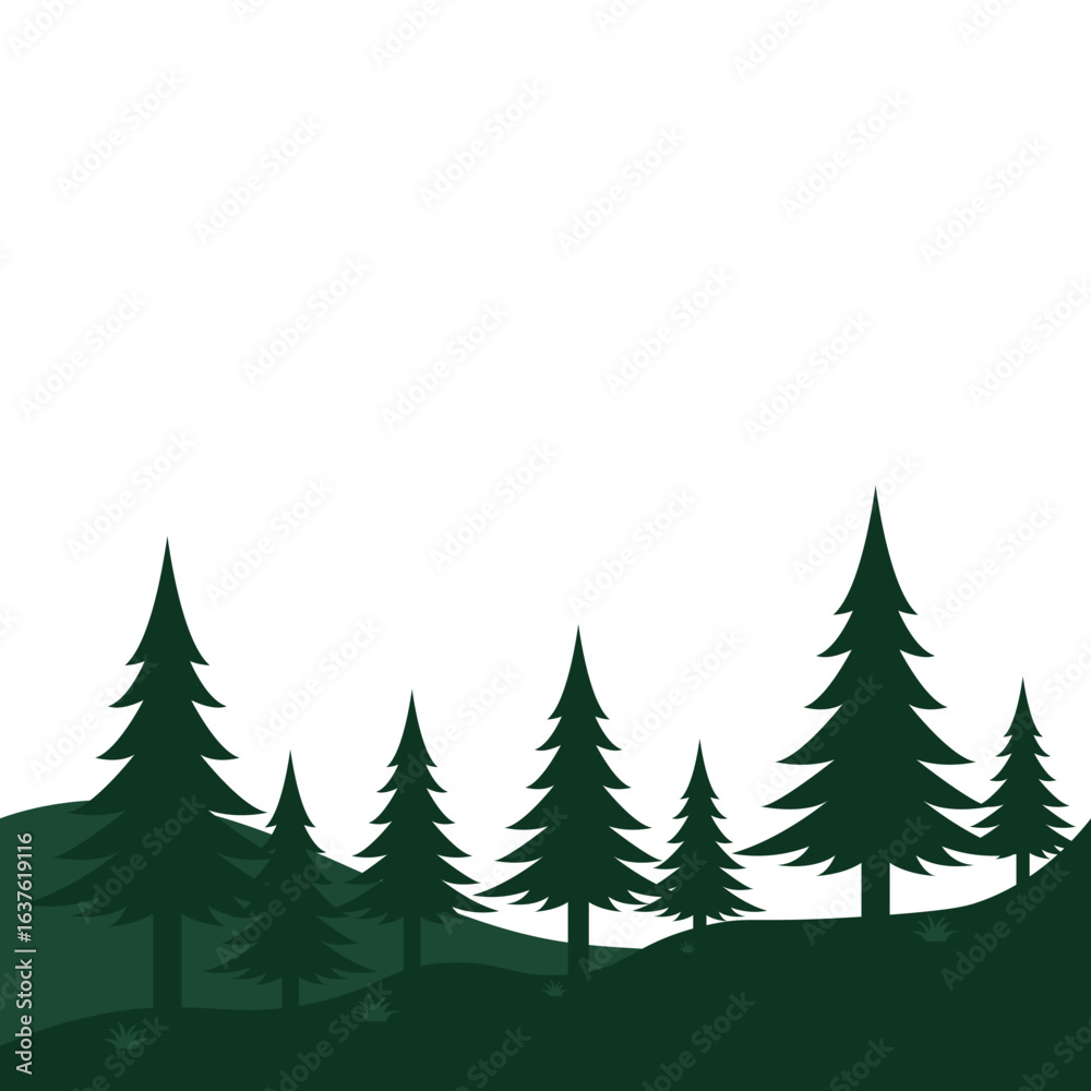 Obraz premium Forest Tree Landscape