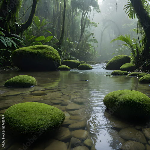 river in the forest