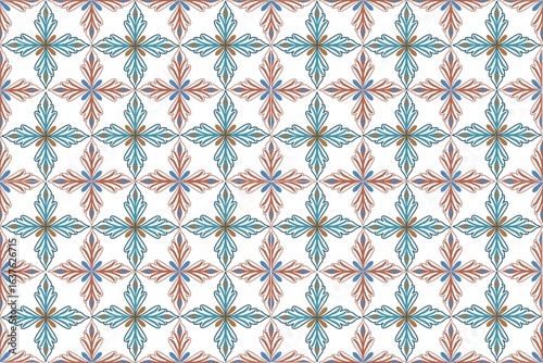 seamless pattern with flowers