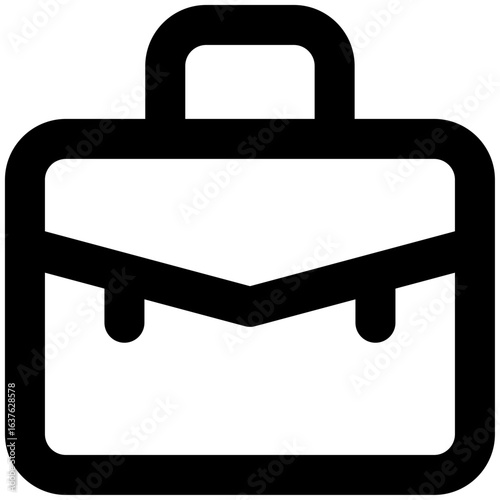 briefcase icon for business, website, application, printing, document, poster design, etc