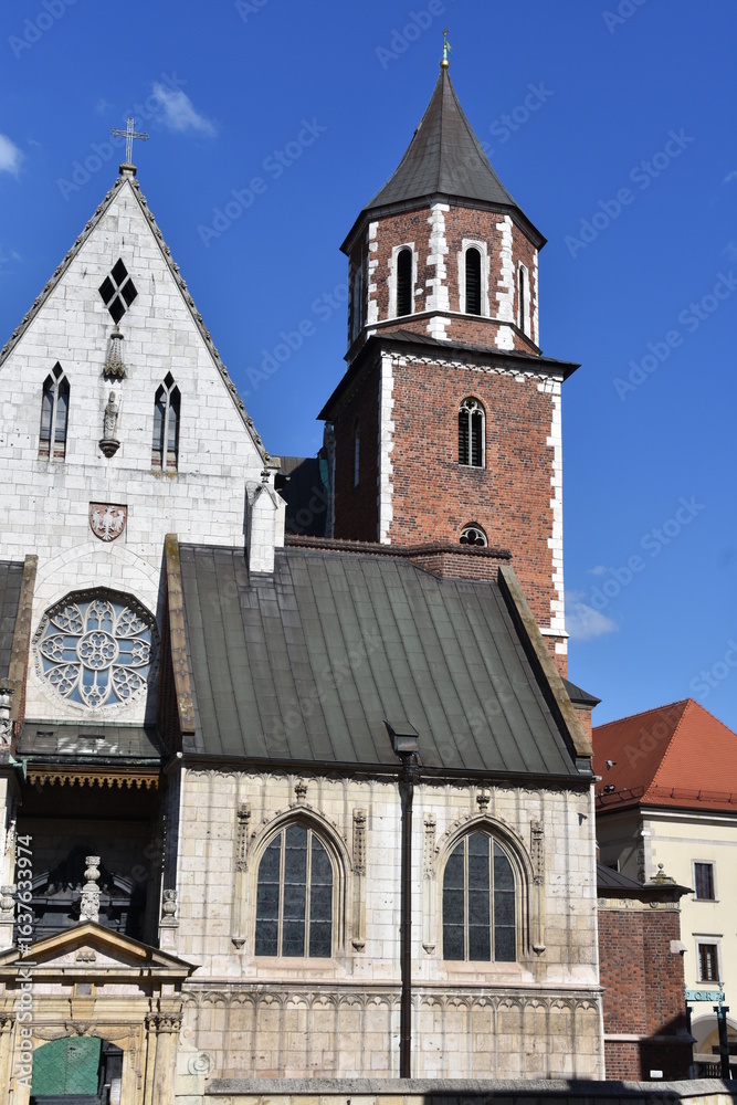 Fototapeta premium Wawel Royal Castle, Krakow, Poland, Europe, UNESCO, details, unique photos,