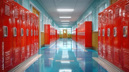 School hallway banner