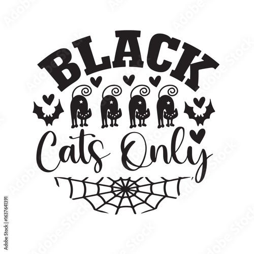 Vector silhouette of cat on white backgroud.