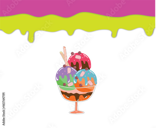 3 scops ice cream