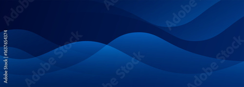Experience the modern elegance of the abstract gradient wave background. Its dark blue waves create a captivating atmosphere for websites, social media, advertising, and presentations