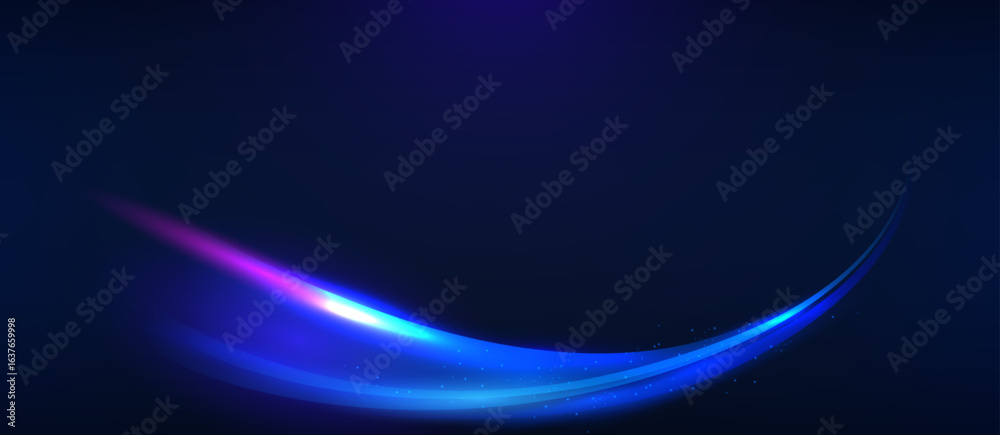 Obraz premium Technology speed line graphic design background. line illustration. Vector Abstract technology circuit lines.
