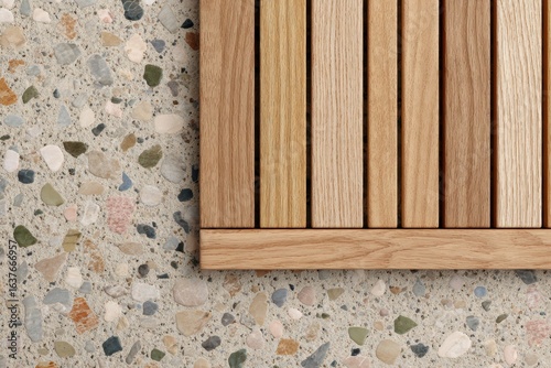 Wooden boards banner