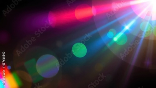abstract background of colorful lights