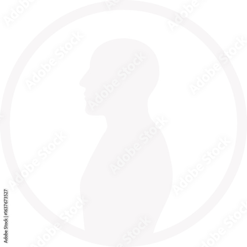 Abstract ilustration head vecktor.