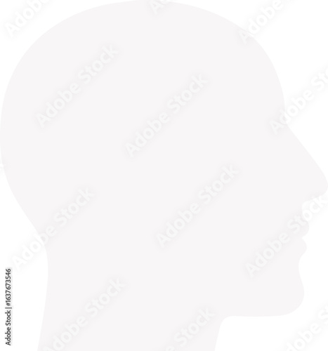 Abstract ilustration head vecktor.