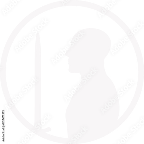 Abstract ilustration head vecktor.
