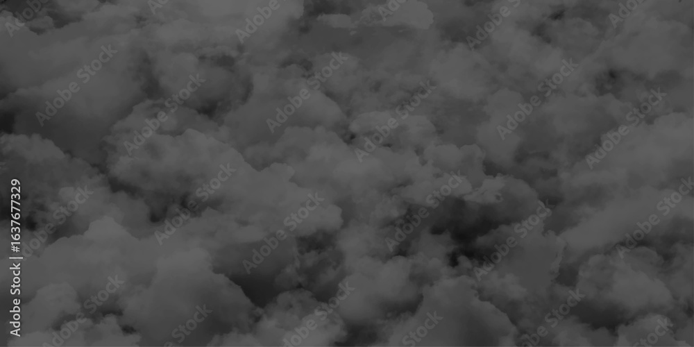 Fototapeta premium Dark Grey and Black Cloud Texture. Dark Sky Texture Background. Smoky Clouds Abstract Background