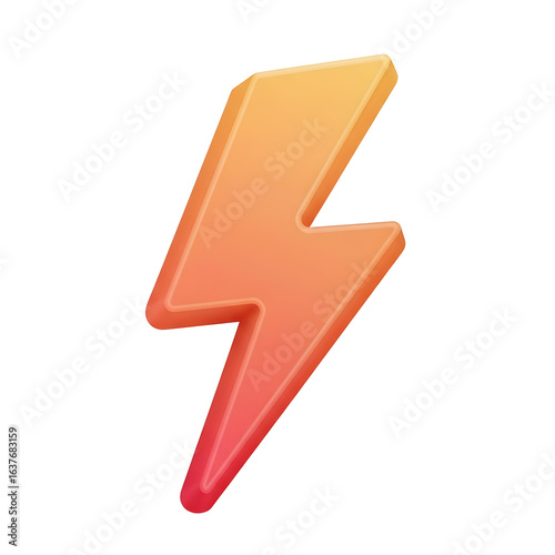 Free Download Dynamic lightning bolt icon symbolizing energy, power, speed, and innovation with a vibrant gradient. - GFXLoad