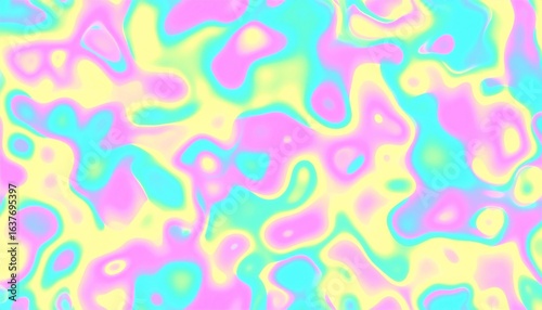 Vibrant fluid pastel colors create a modern, dreamy abstract background effect
