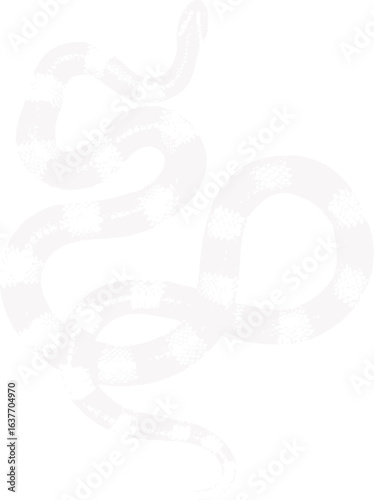 abstract illustration snake silhouette. Illustration of shape as an example of snake design. Diseño abstracto de serpiente en color blanco, negro y guinda. PNG. VEXTOREN. JPG