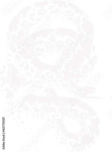 abstract illustration snake silhouette. Illustration of shape as an example of snake design. Diseño abstracto de serpiente en color blanco, negro y guinda. PNG. VEXTOREN. JPG