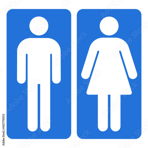 Set of restroom, toilet icon collection. Male and female restroom. Vector Illustration.