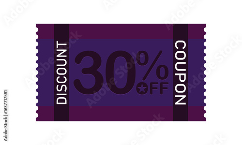 30% Discount Coupon Voucher Offer Save Shopping Deal Online