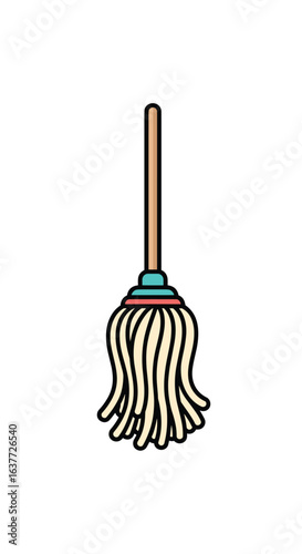 An essential household cleaning tool the string mop for effective floor care