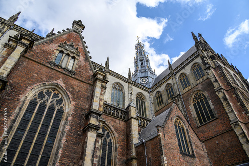 The Church of Saint Bavo Grote Kerk, Reformed Protestant church in Haarlem, Netherlands