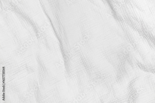 Tableau sur toile background of delicate white muslin fabric