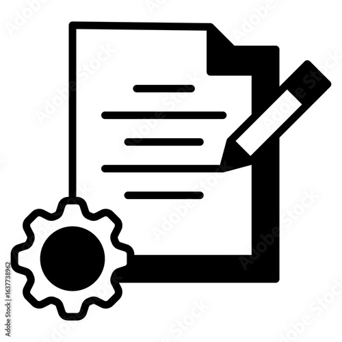 Prototyping outline mixed icon