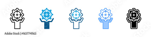 Perseverance icon sheet multiple style collection