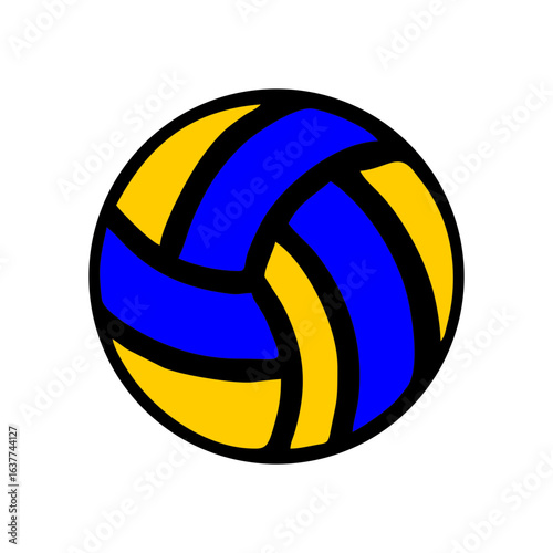 a vector volly ball design