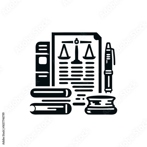 Document icon for legal services