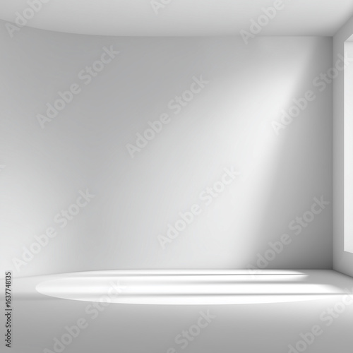 Wallpaper Mural Empty White Minimalist Room
 Torontodigital.ca