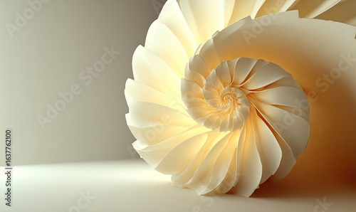 Shell Spiral Close Up