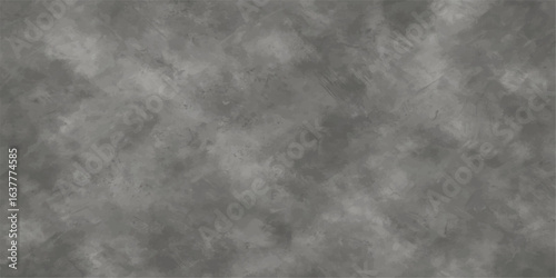 Grunge black and white paper texture background with smoky clouds and misty stormy atmosphere