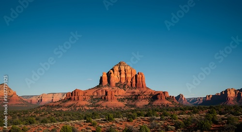 A scenic shot of the Bell Rock Sedona mountain peak in Arizona