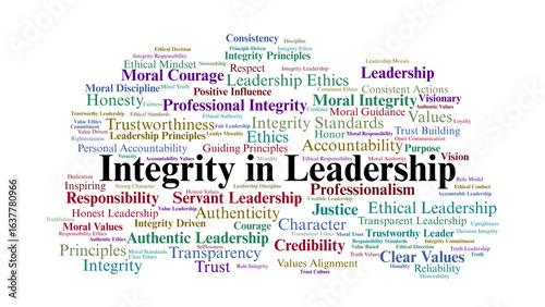 Фотография Integrity In Leadership Word Cloud