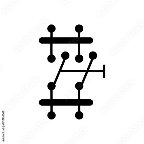 Two phase contactor icon