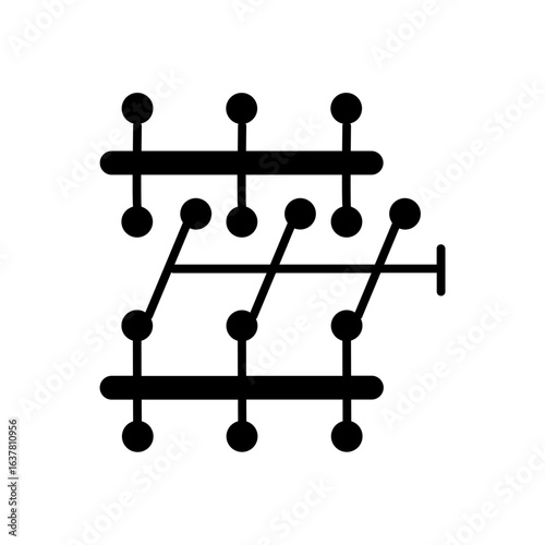 Three phase contactor icon