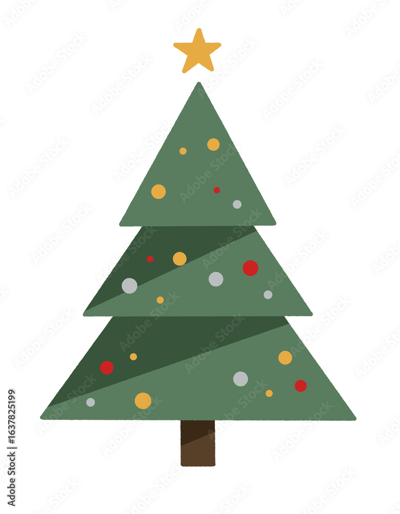 Fototapeta premium christmas tree 