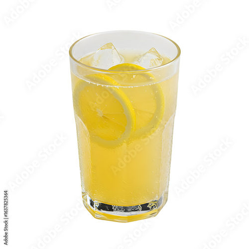 Wallpaper Mural glass of orange juice with lemon Torontodigital.ca