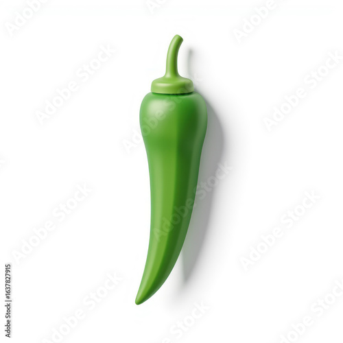 Green Chili Pepper Illustration