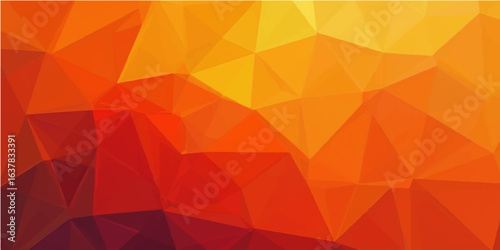 Abstract polygonal geometric background with a creative triangle pattern design