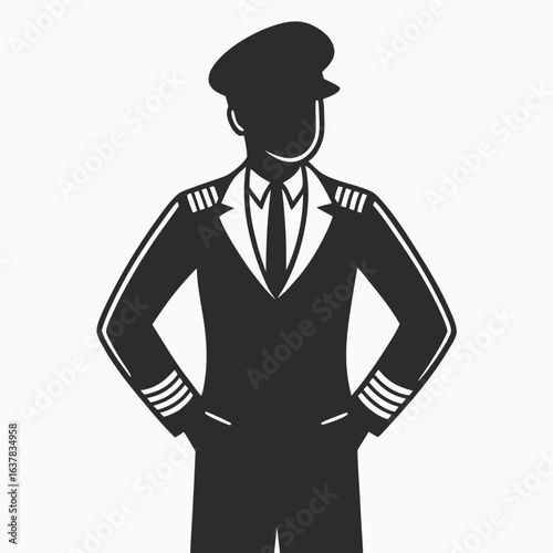 silhouette of a businessman