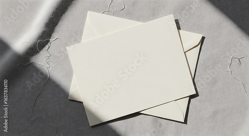 Elevate your brand with a stunning blank card mockup ready for your heartfelt message or elegant design