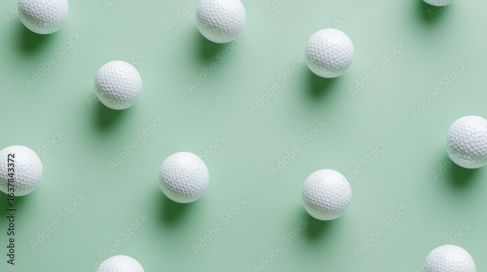 Golf-themed pattern on a green background with ample blank space for text. Poster design with copy space.
Golf-themed pattern on a green background with ample blank space for text. Poster design with copy space.