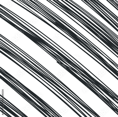 Diagonal texture with separate wide hatched stripes.