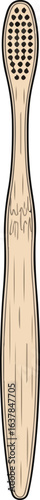 Vector illustration of a traditional ceremonial rattle