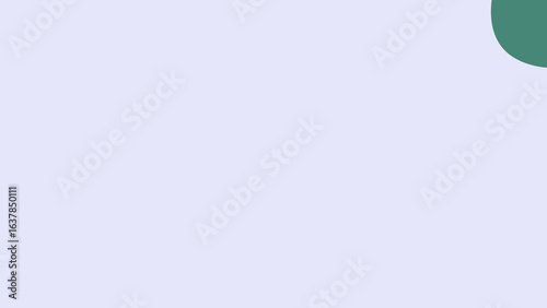 A clean, minimalist background featuring a soft lavender hue with a subtle dark green circular element in the upper right corner, perfect for modern design.