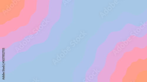 A serene and modern abstract background featuring soft pastel color gradients and gentle wavy shapes, perfect for contemporary design projects.