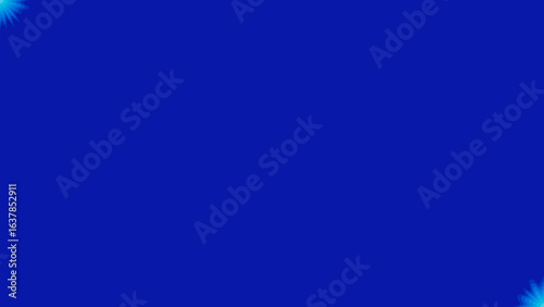 A vibrant deep blue abstract background features subtle, light blue, fuzzy elements delicately placed in opposing corners, creating a modern and versatile design.