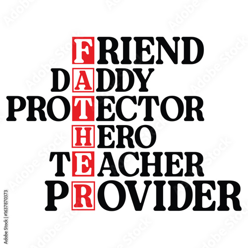 friend daddy protector hero teacher provider